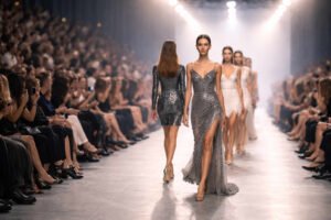 desfile de modelos en Uruguay con prensa