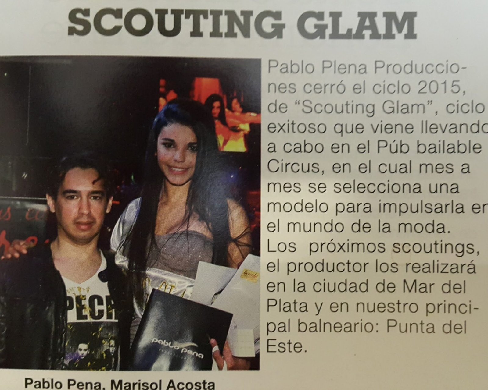 Pablo Pena Producciones - Scouting Glam
